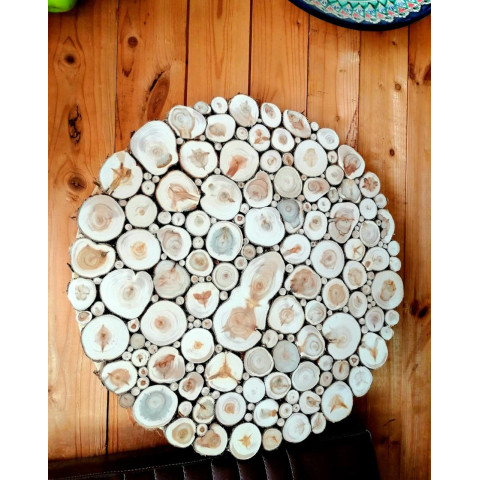 Панно из можжевельника круг 40см