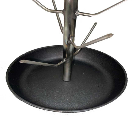 Сковорода 270/80 для шампурницы чугунная