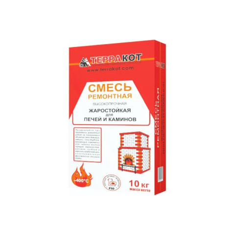 Смесь ремонтная Терракот жаростойкая 10кг.