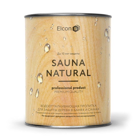 Пропитка для древесины ELCON Sauna Natural 0.9 л 