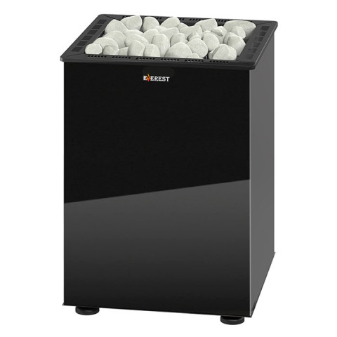 Электрокаменка EVEREST BLACK CRYSTAL S120 (пульт управления в комплекте)