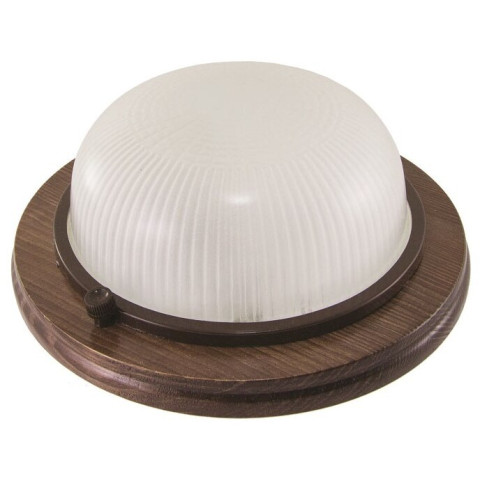 Светильник TDM НПБ 1301 60W 220V IP-54 венге (круг.)