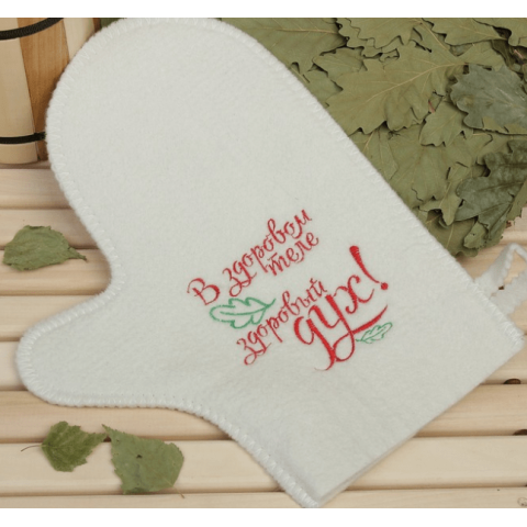 Варежка В здоровом теле здоровый дух  