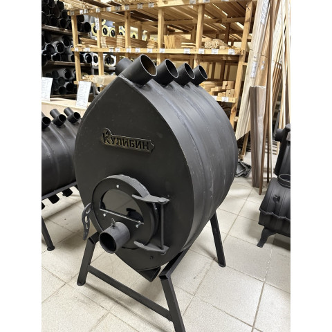 Печь отопительная КУЛИБИН ПДГ- 200м3 стекло