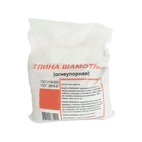 Глина Шамотная 20кг