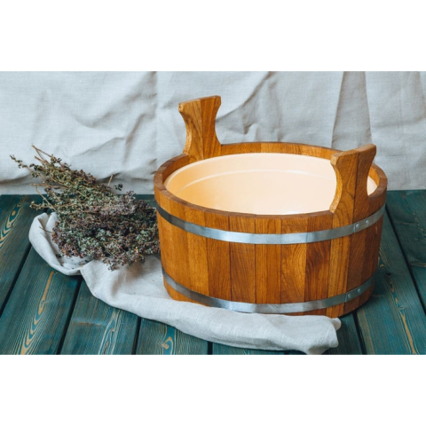 Шайка 12л (вст. пластик) ОЛЬХА 