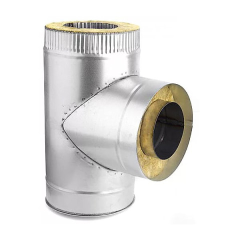 Тройник сэндвич 120/200 0.5мм (нерж./нерж.) ГАЗ