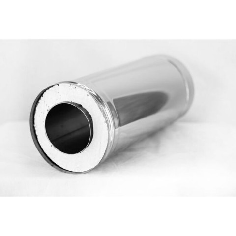 Труба сэндвич 150/220 1.5мм 0.5м (нерж/нерж) СУПЕРВУЛ