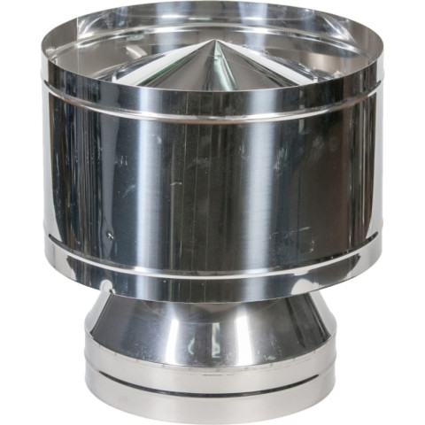 Оголовок с дефлектором 125/220 (нерж/нерж) ГАЗ