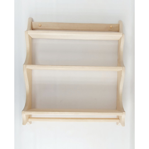 Полка с полотенцесушителем широкая  (настенная) 